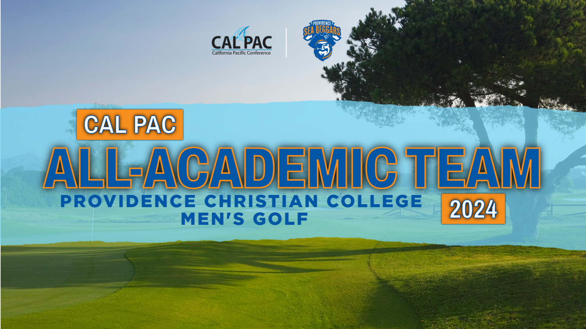 2024 Cal Pac Men's Golf All-Academic Team